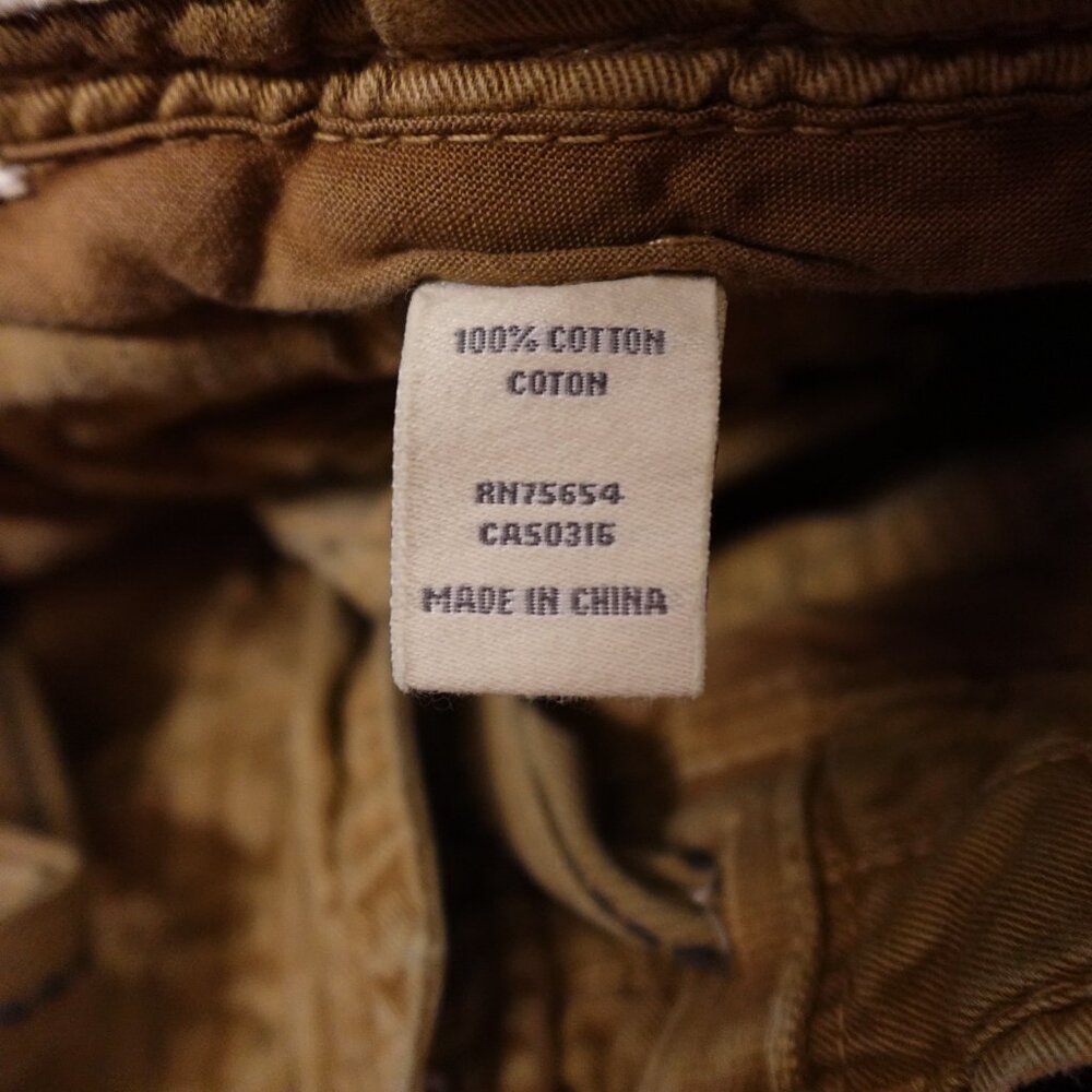 Vintage Abercrombie and Fitch chino pant men's‎ 30x30 tan distressed Y2K - Picture 14 of 15